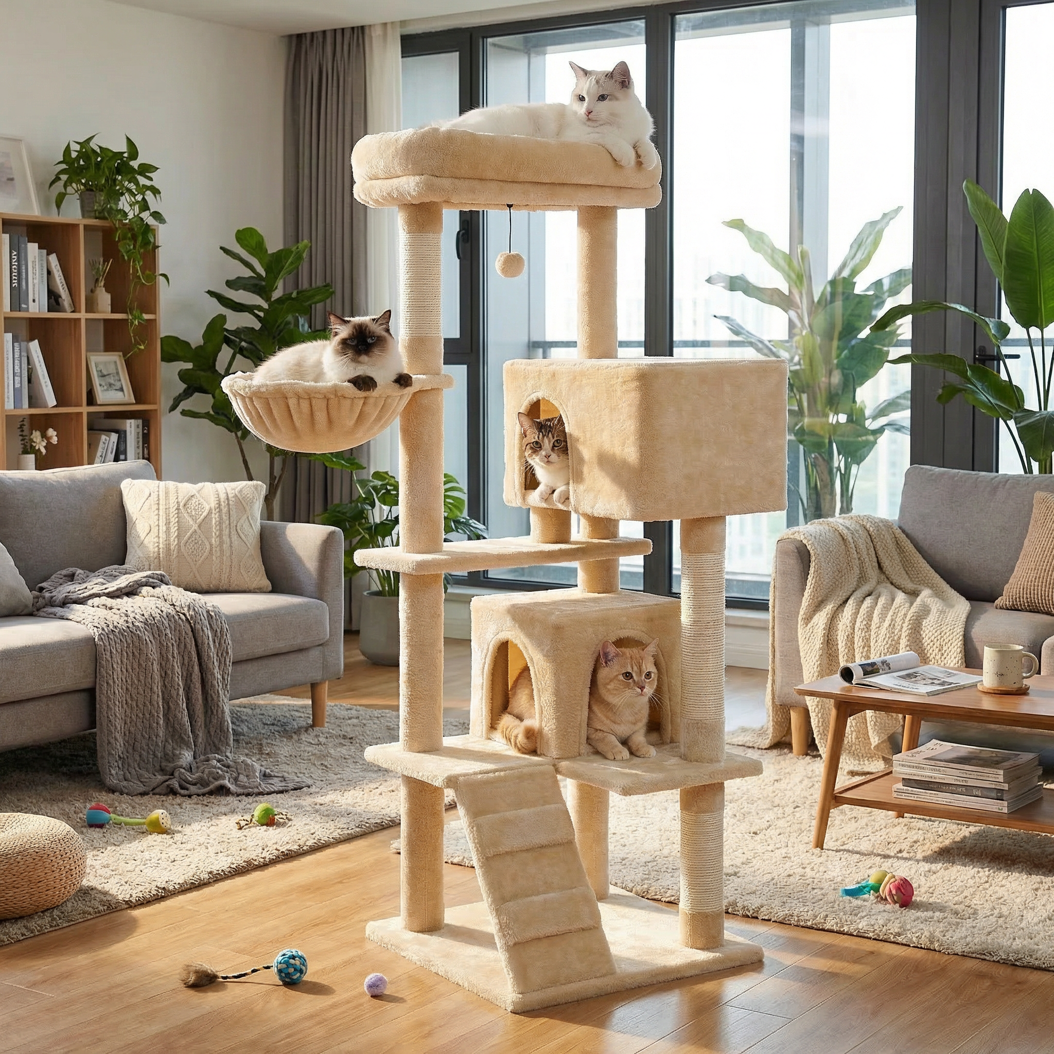 Griffoir pour chat : comment stopper les griffures sur le canapé