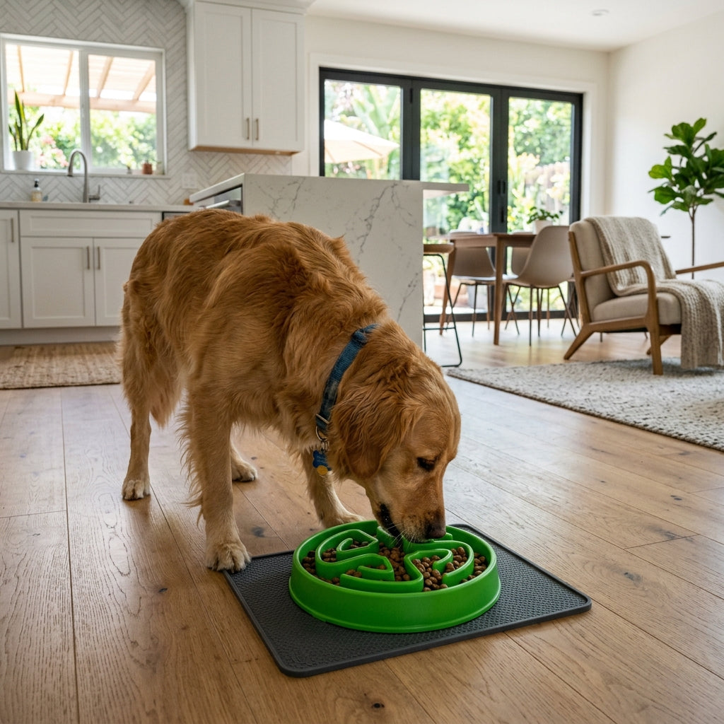 Gamelle anti-glouton : la solution au chien qui mange trop vite Image