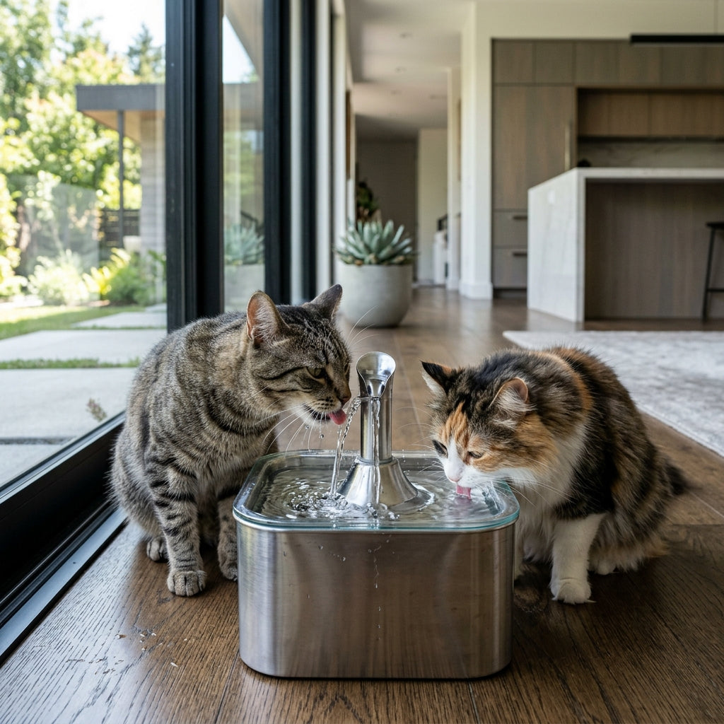 Fontaine à eau pour chat : pourquoi elle change tout pour son hydratation