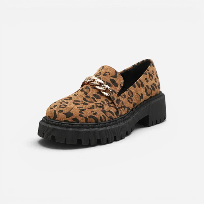 Mocassin Femme Léopard Image