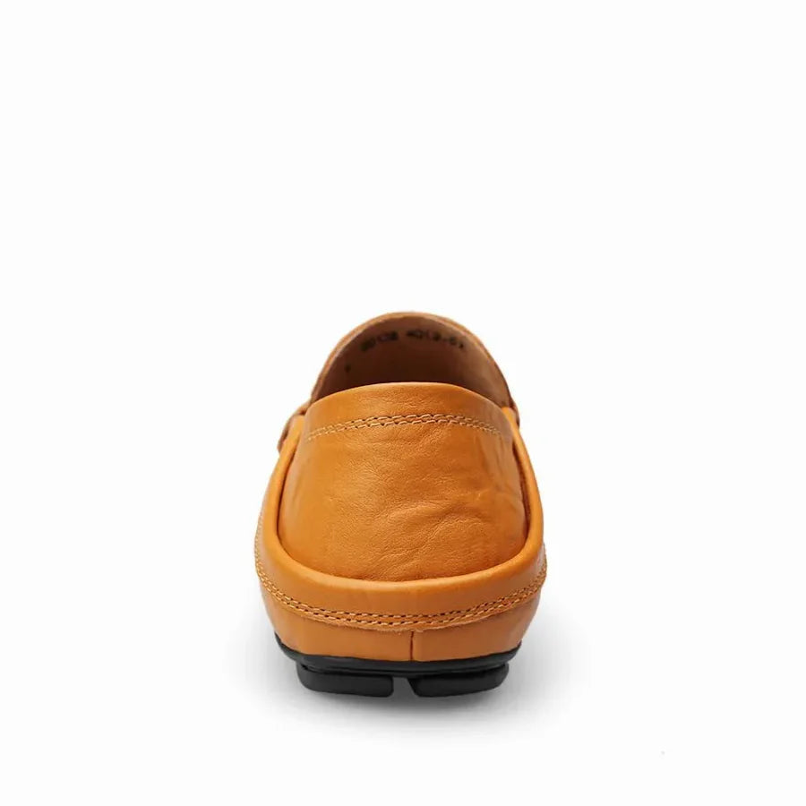 Mocassin Homme En Cuir Camel