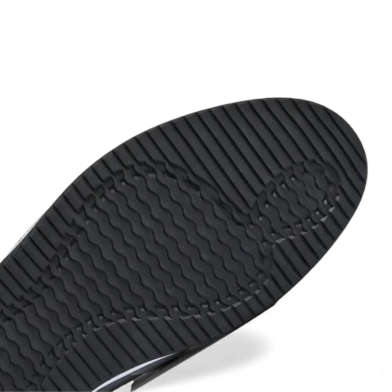 Mocassin Cuir Noir Respirant Homme