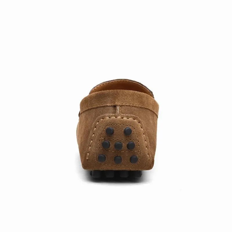 Mocassin Daim Marron Homme Chic