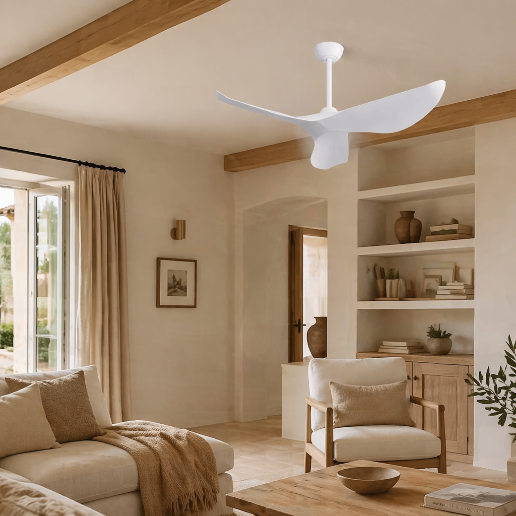 Capraia | Ventilateur design LED télécommande 97 cm