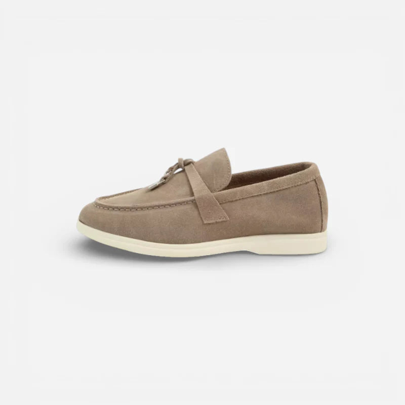 Mocassin En Daim Kaki à Gland