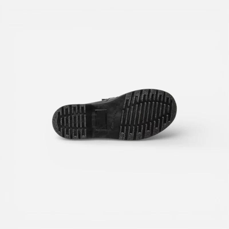 Mocassin Cuir Vernis Bicolore Frange Pour femme