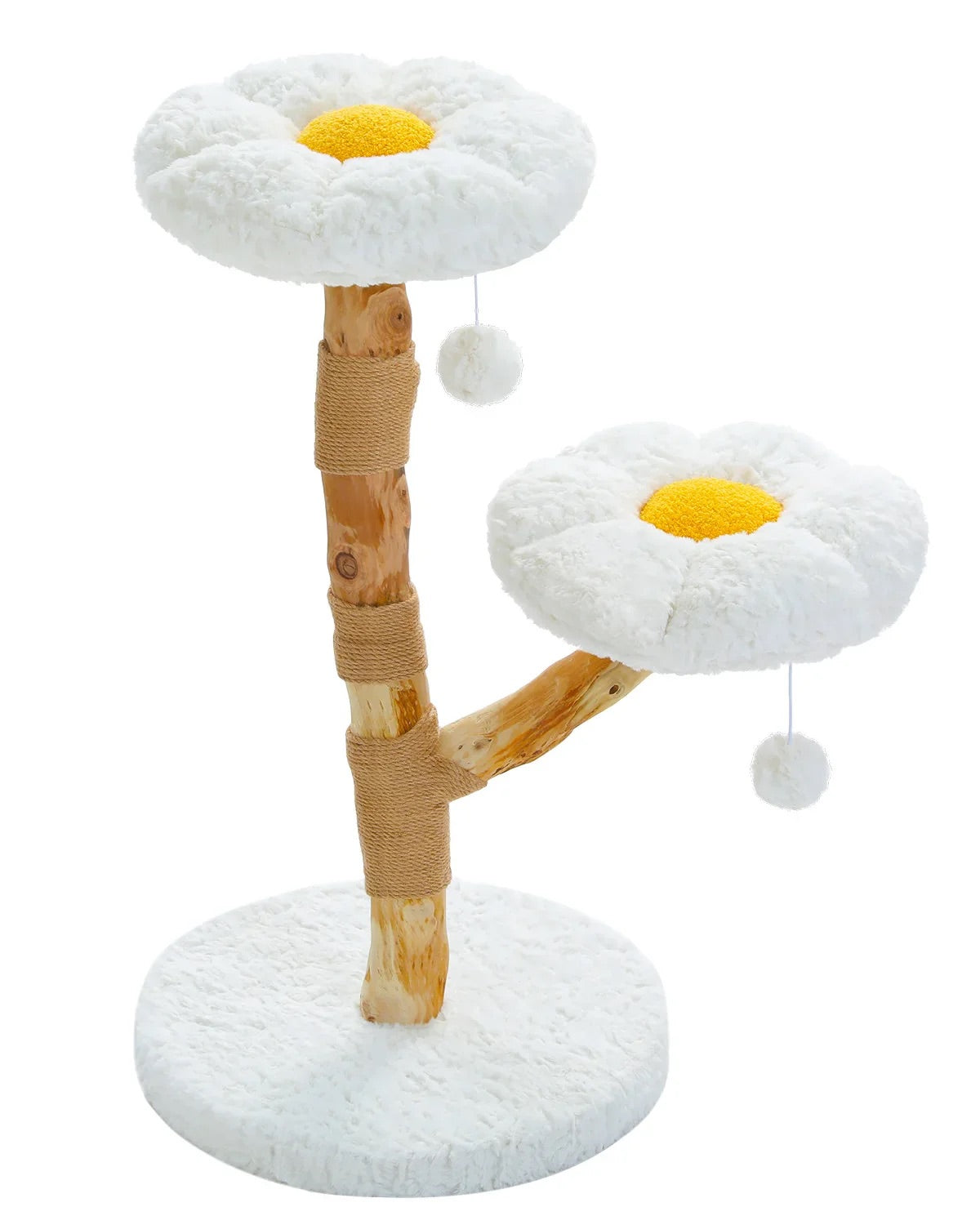 Arbre à chat 2 plateformes -  92 cm