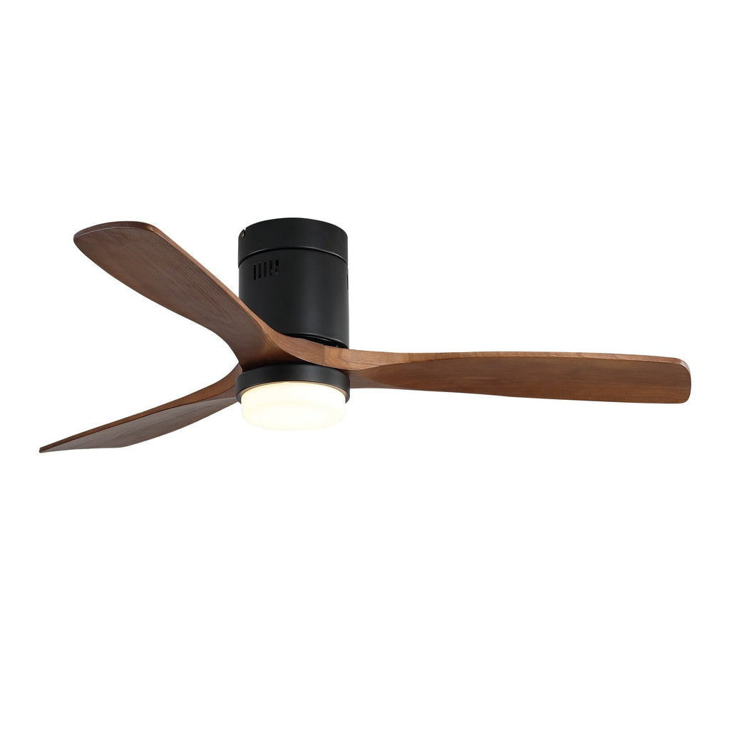 Miami | Ventilateur de plafond 132cm Aura - Pales bois & LED intégrée