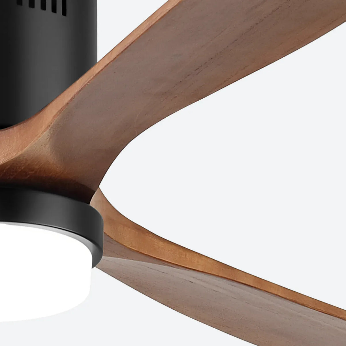 Miami | Ventilateur de plafond 132cm Aura - Pales bois & LED intégrée
