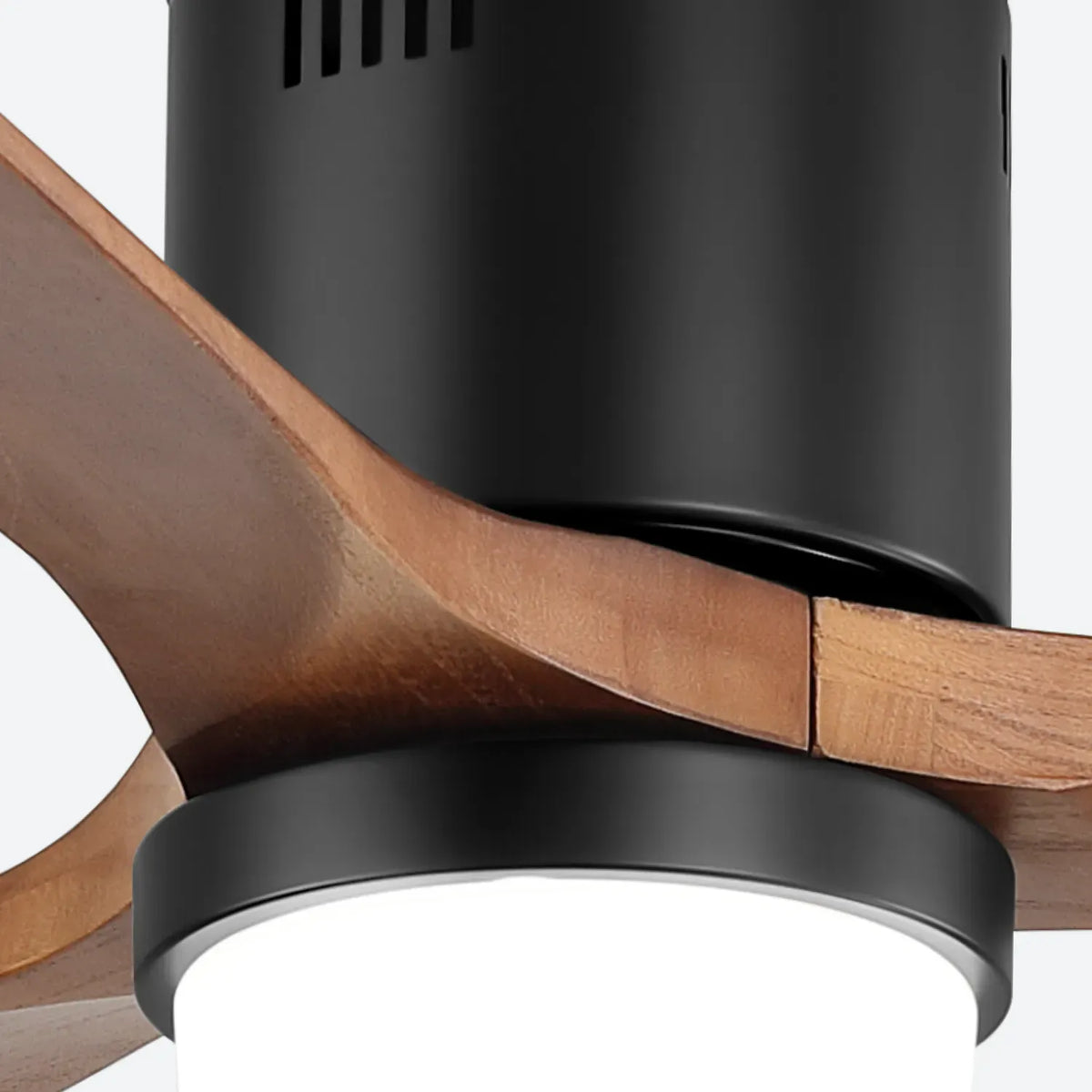 Miami | Ventilateur de plafond 132cm Aura - Pales bois & LED intégrée