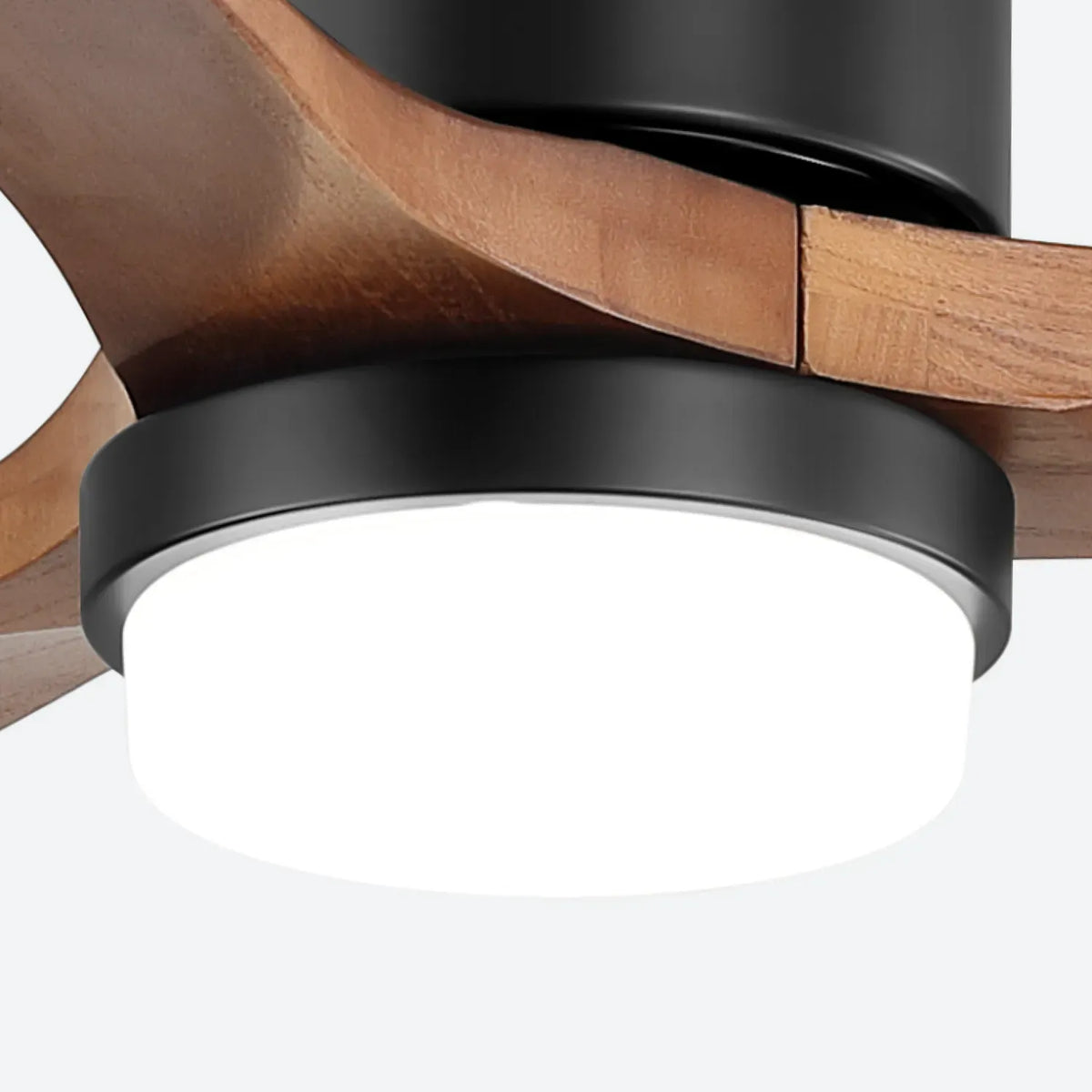 Miami | Ventilateur de plafond 132cm Aura - Pales bois & LED intégrée