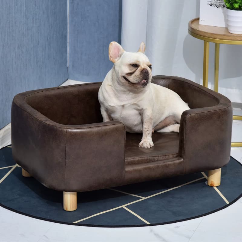 Canapé chien avec rebord