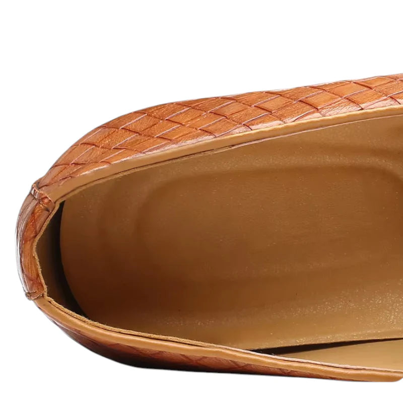 Mocassin Cuir Marron Gland