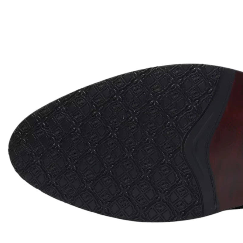 Mocassin Cuir Gris Homme