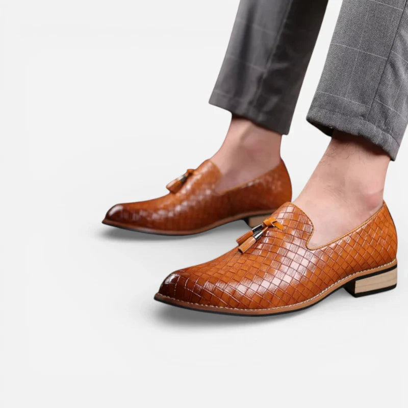Mocassin Cuir Marron Gland