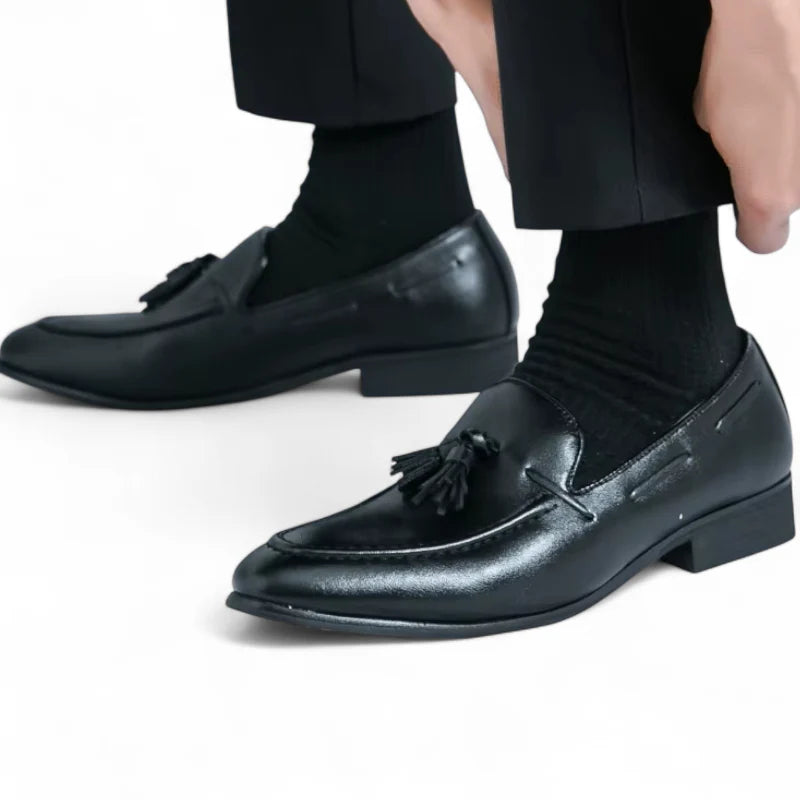 Mocassin Noir Gland Homme