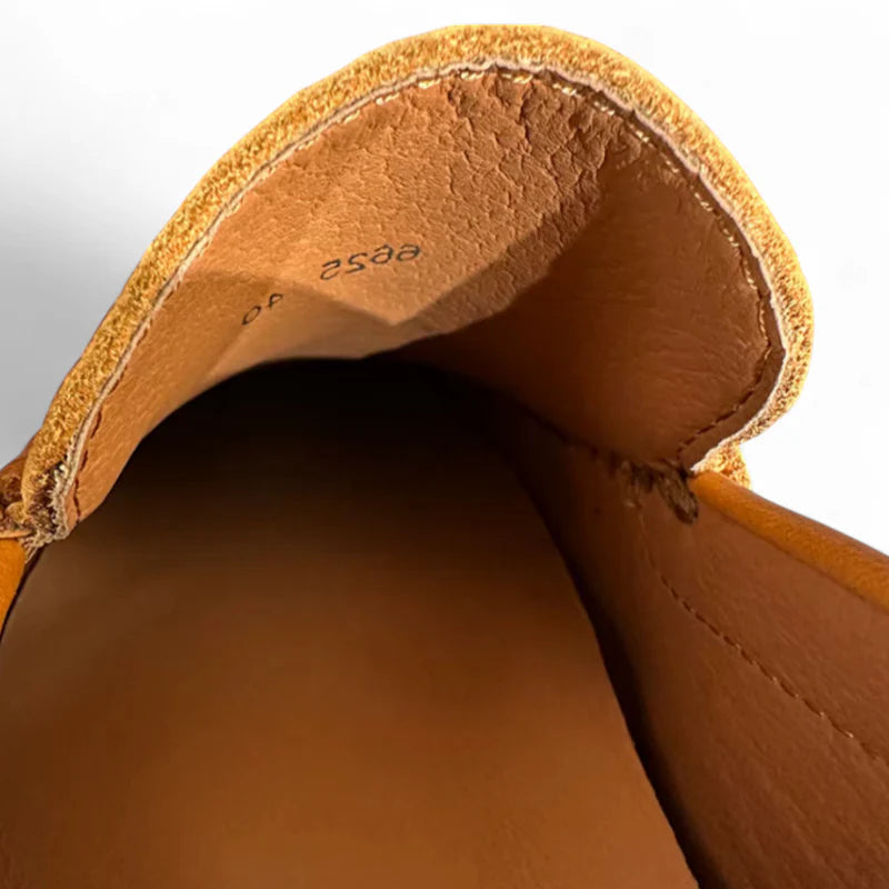 Mocassin Premium Cuir Véritable Marron Homme