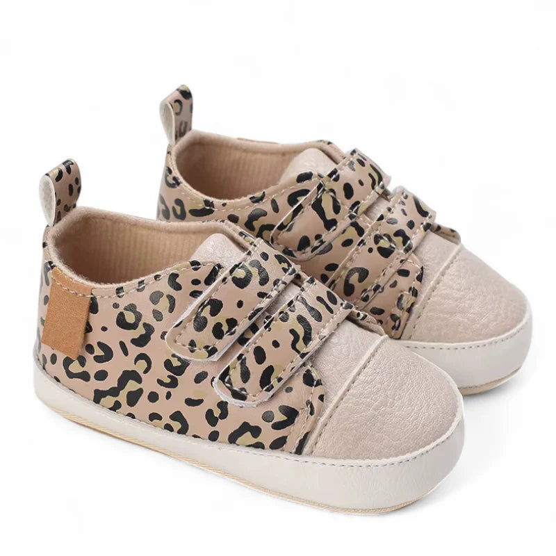 Mocassin Pour Bébé Léopard à Scratch
