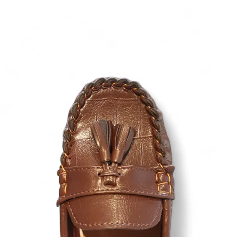 Mocassin Enfant Marron à Glands