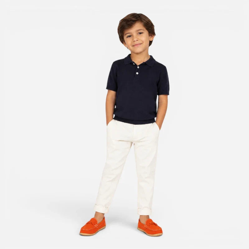 Mocassin Enfant Garçon Orange