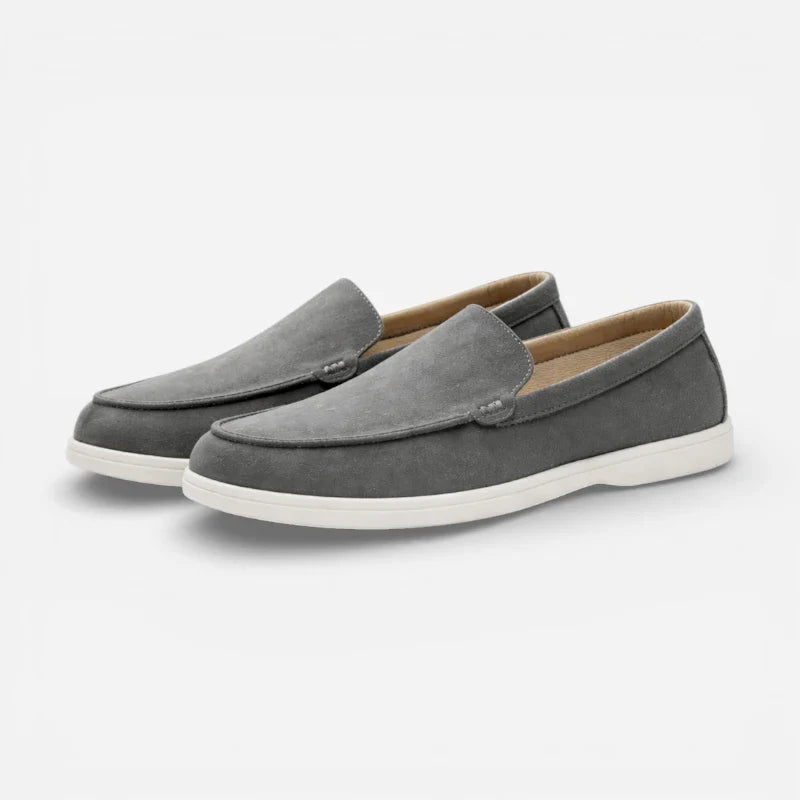 Mocassin Homme Daim Gris
