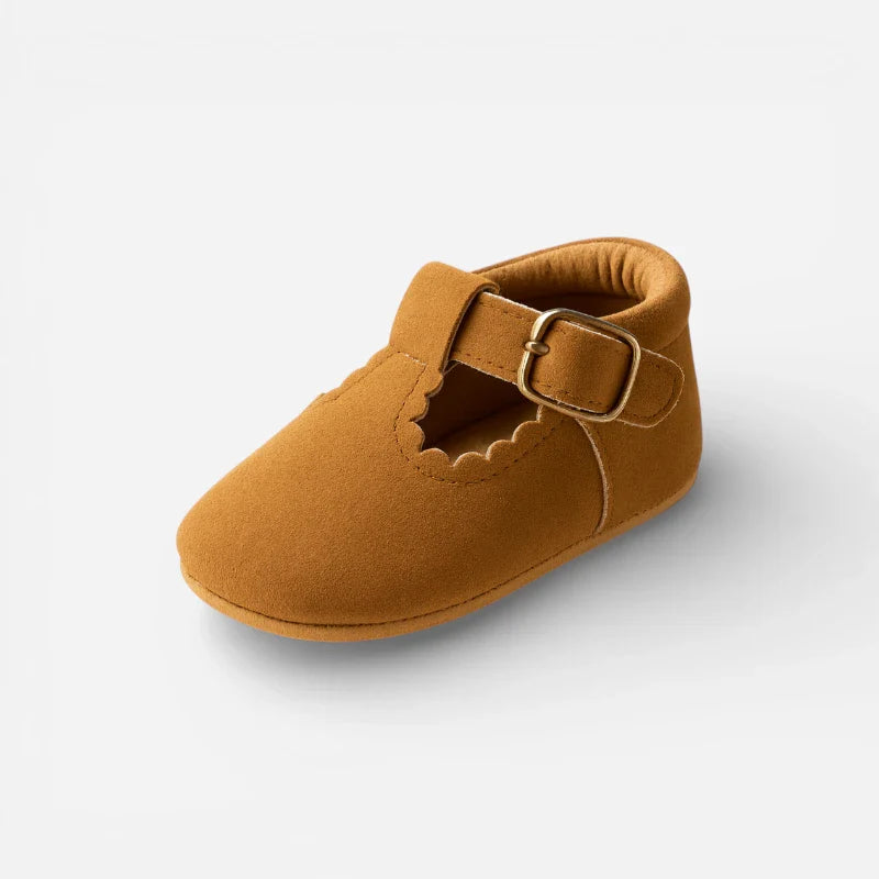 Mocassin Daim Camel Bébé