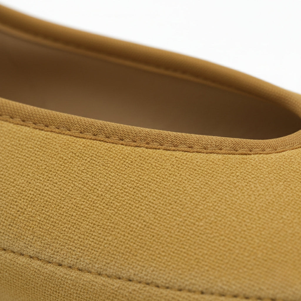 Mocassin Daim Jaune Femme