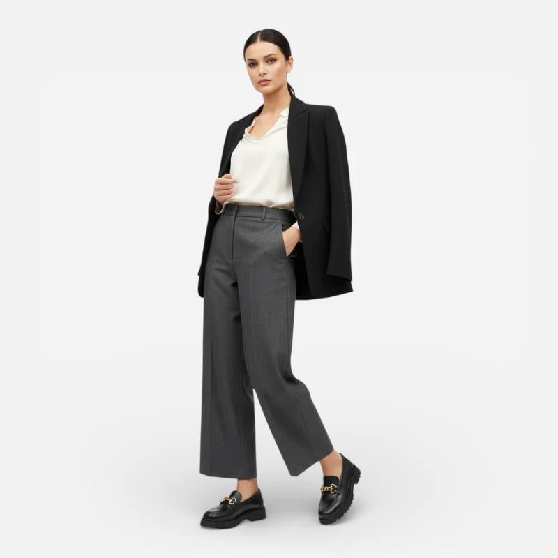 Mocassin Plateforme Femme Noir Chainnette Dorée