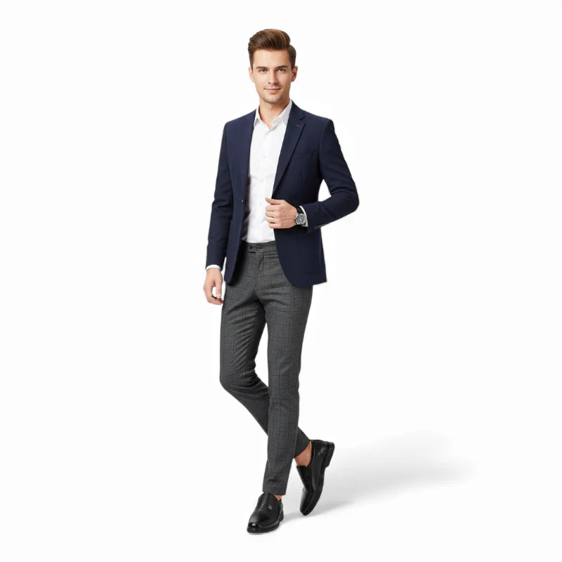 Mocassin Homme Cuir Noir Avec Brochure