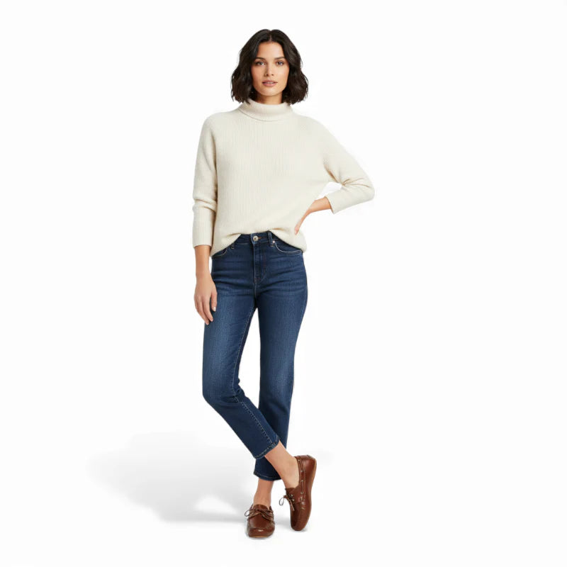 Mocassin Peau De Vache Marron Foncé à Lacets Pour Femme
