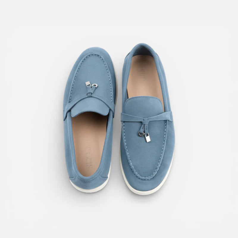 Mocassin Daim Bleu Gland