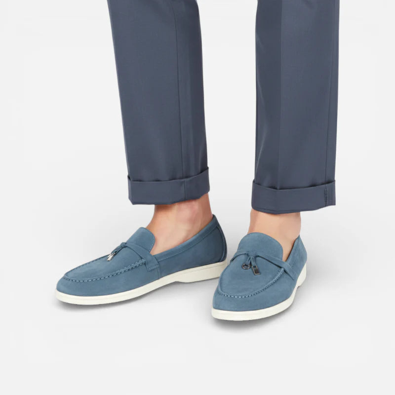 Mocassin Daim Bleu Gland