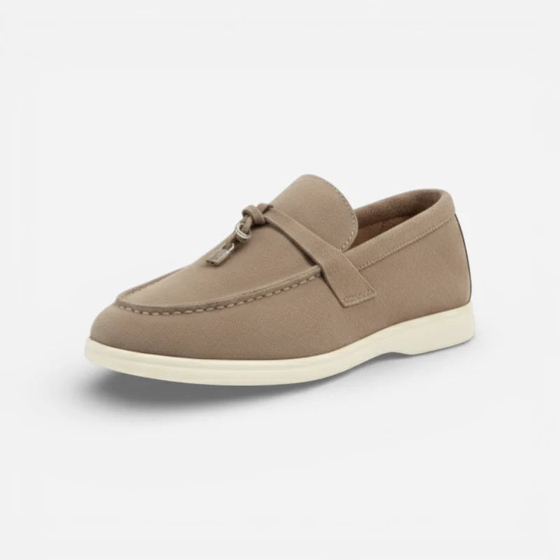Mocassin En Daim Kaki à Gland