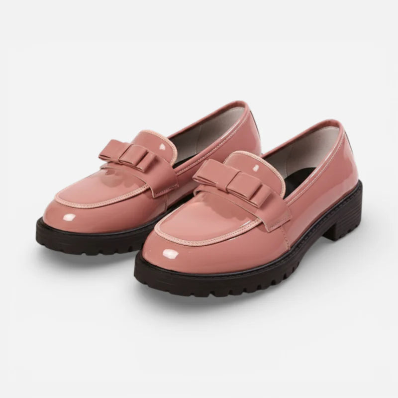 Mocassin Femme Daim Rose