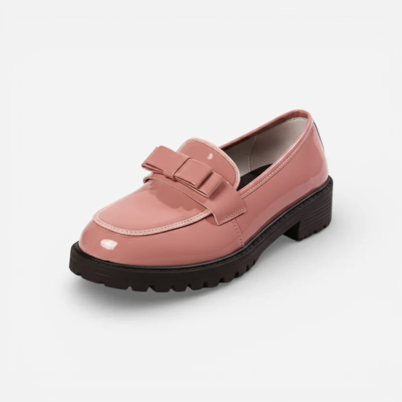 Mocassin Femme Daim Rose