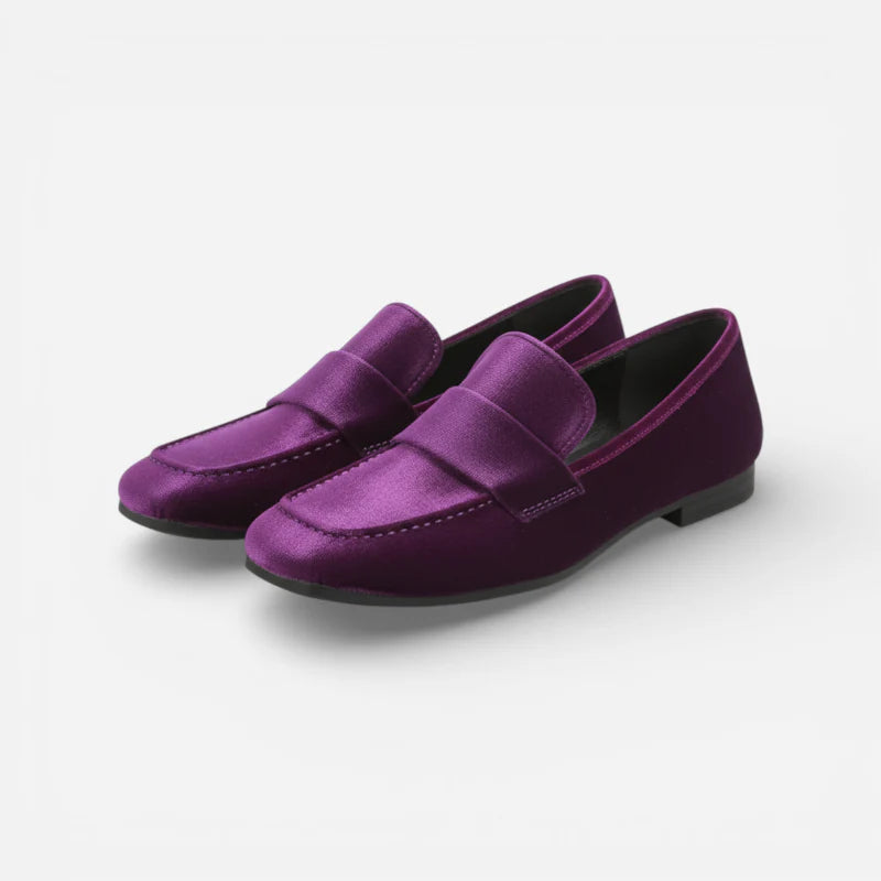 Mocassin Bateau Pour Femme Violet
