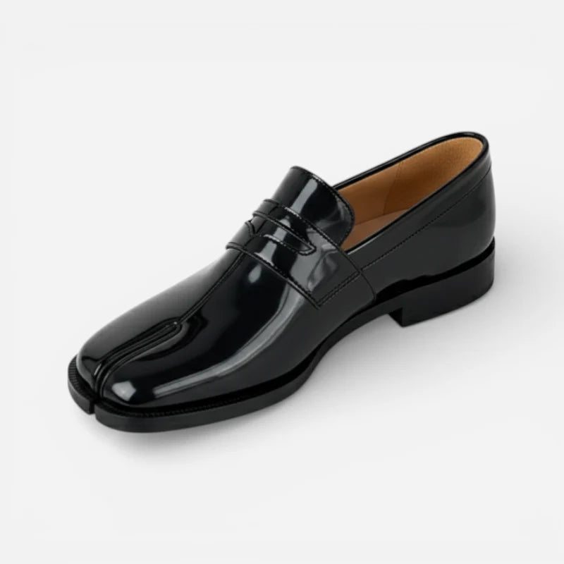 Mocassin Cuir Vernis Femme