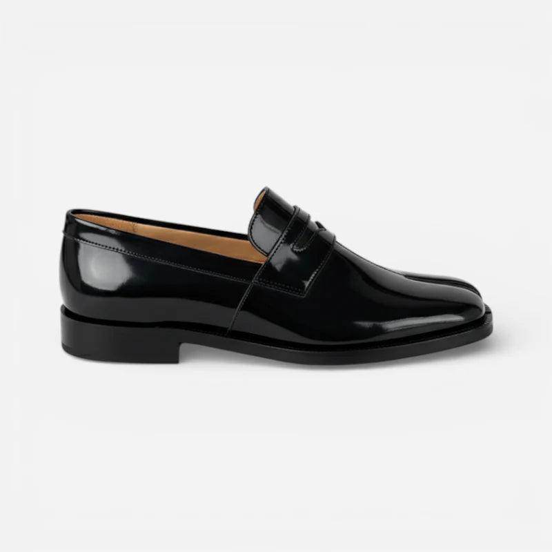Mocassin Cuir Vernis Femme