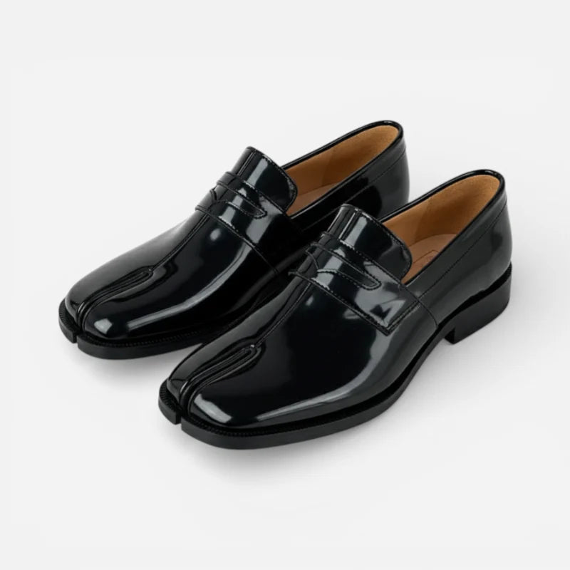 Mocassin Cuir Vernis Femme