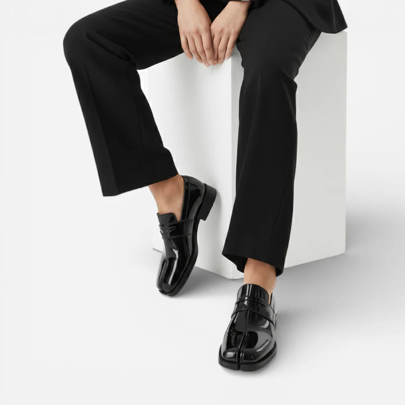 Mocassin Cuir Vernis Femme