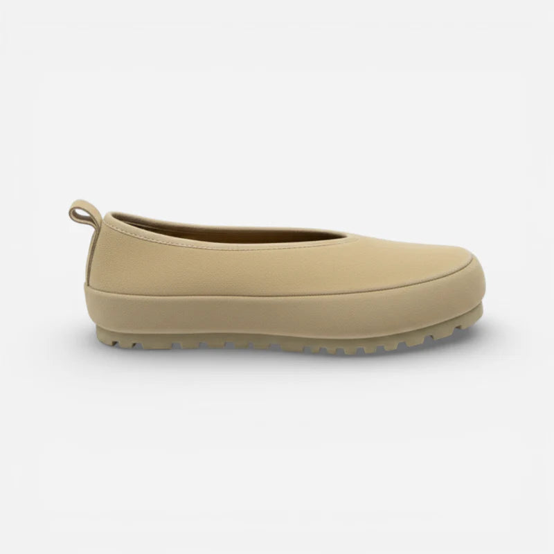 Mocassin Daim Beige Femme