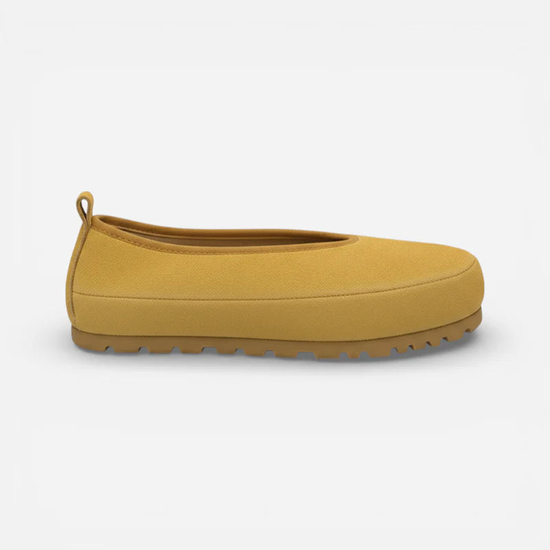Mocassin Daim Jaune Femme
