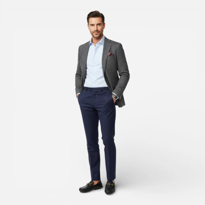 Mocassin Premium Cuir Véritable Noir Homme