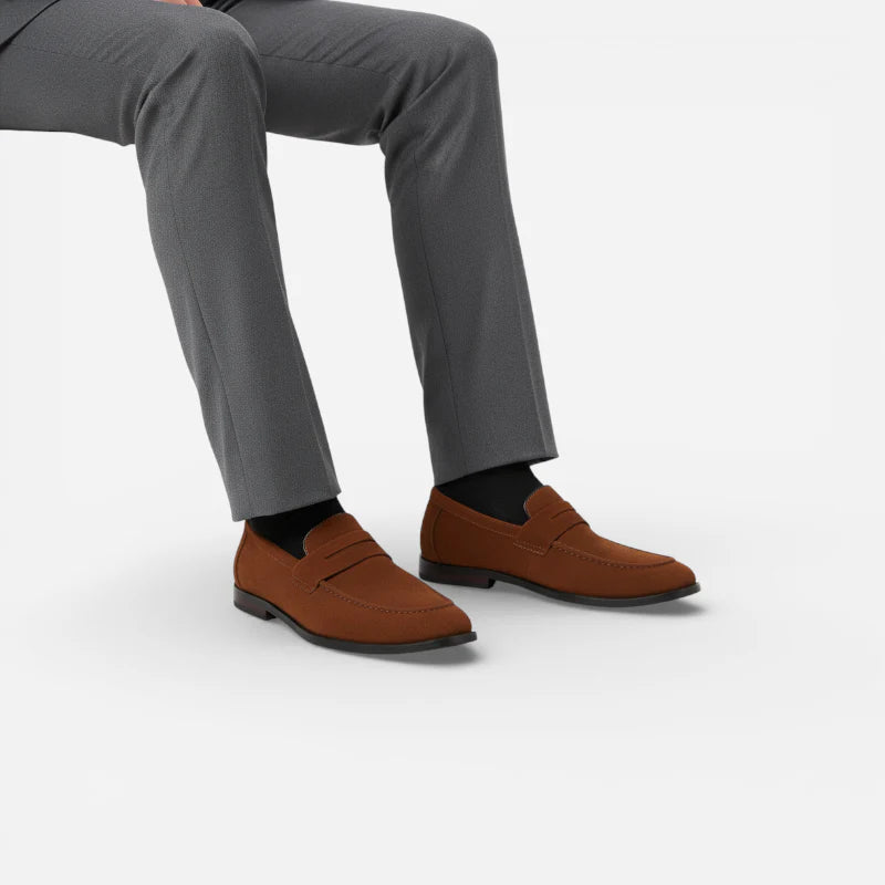 Mocassin Daim Homme Marron