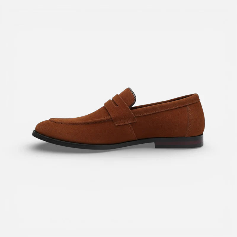 Mocassin Daim Homme Marron