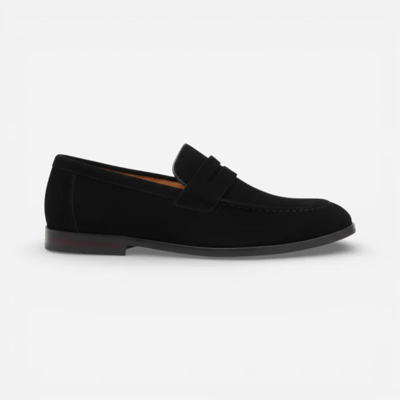 Mocassin Homme Daim Noir