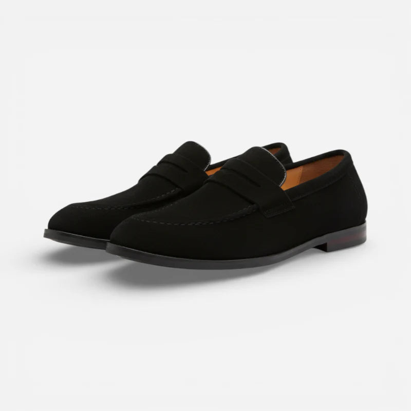 Mocassin Homme Daim Noir