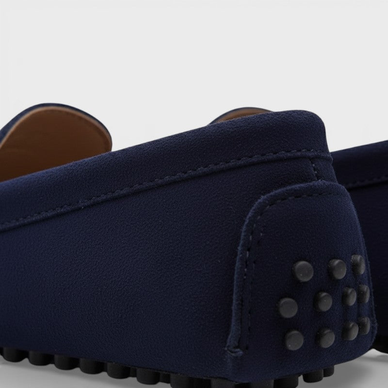 Mocassin En Daim Violet Pour Femme