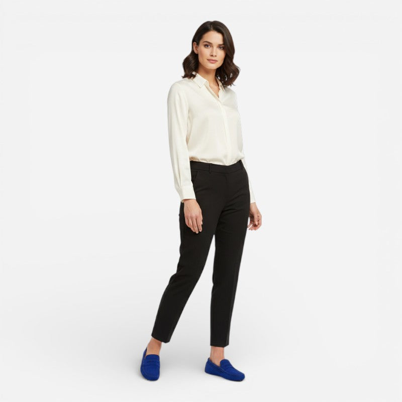 Mocassin En Daim Bleu Femme