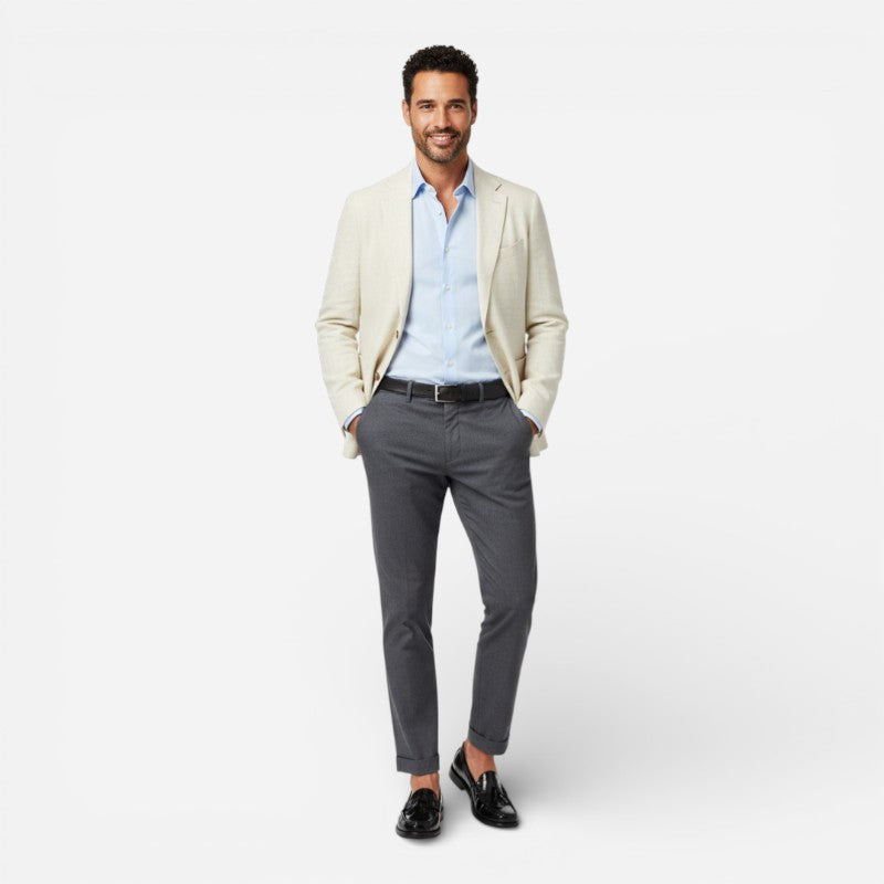 Mocassin Noir Vernis à Talon Et Glands Pour Homme